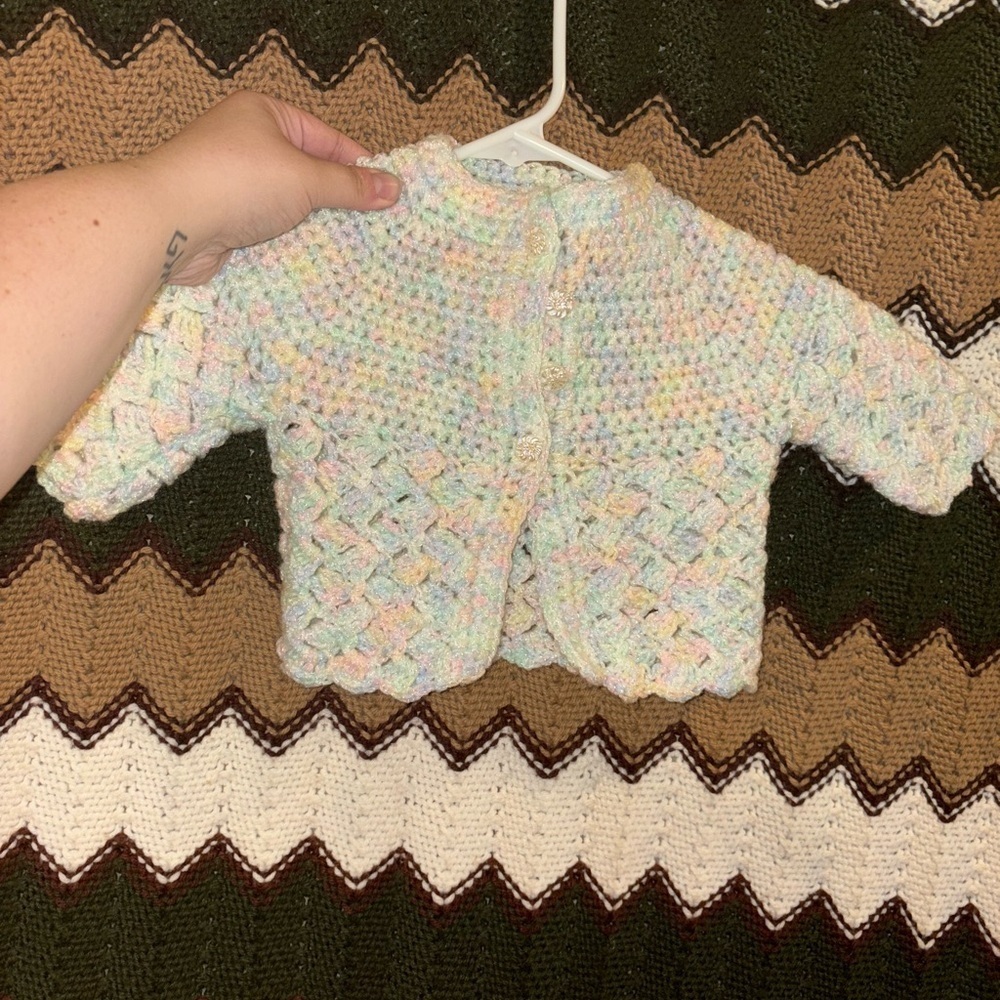 Handmade Baby Cardigan Set